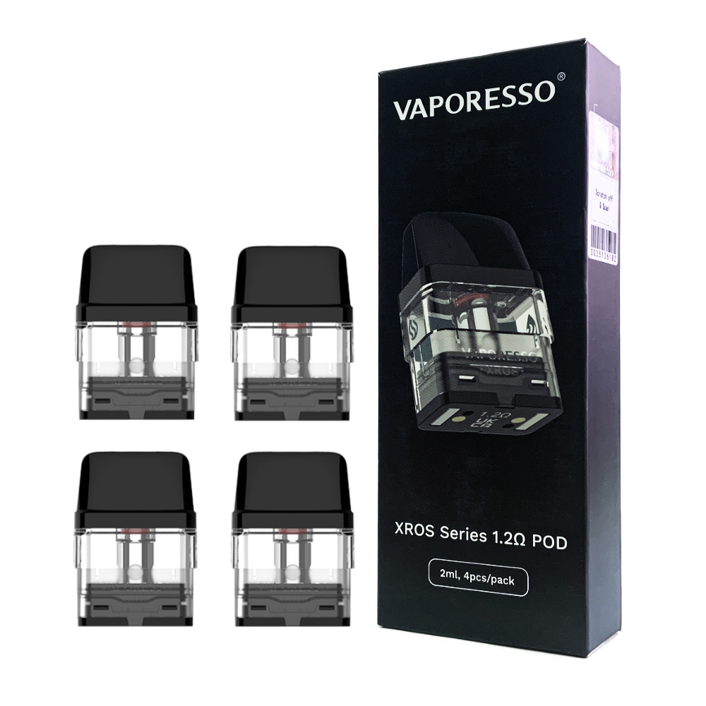 Vaporesso XROS シリーズ 交換用POD カートリッジ 1箱（4個入）