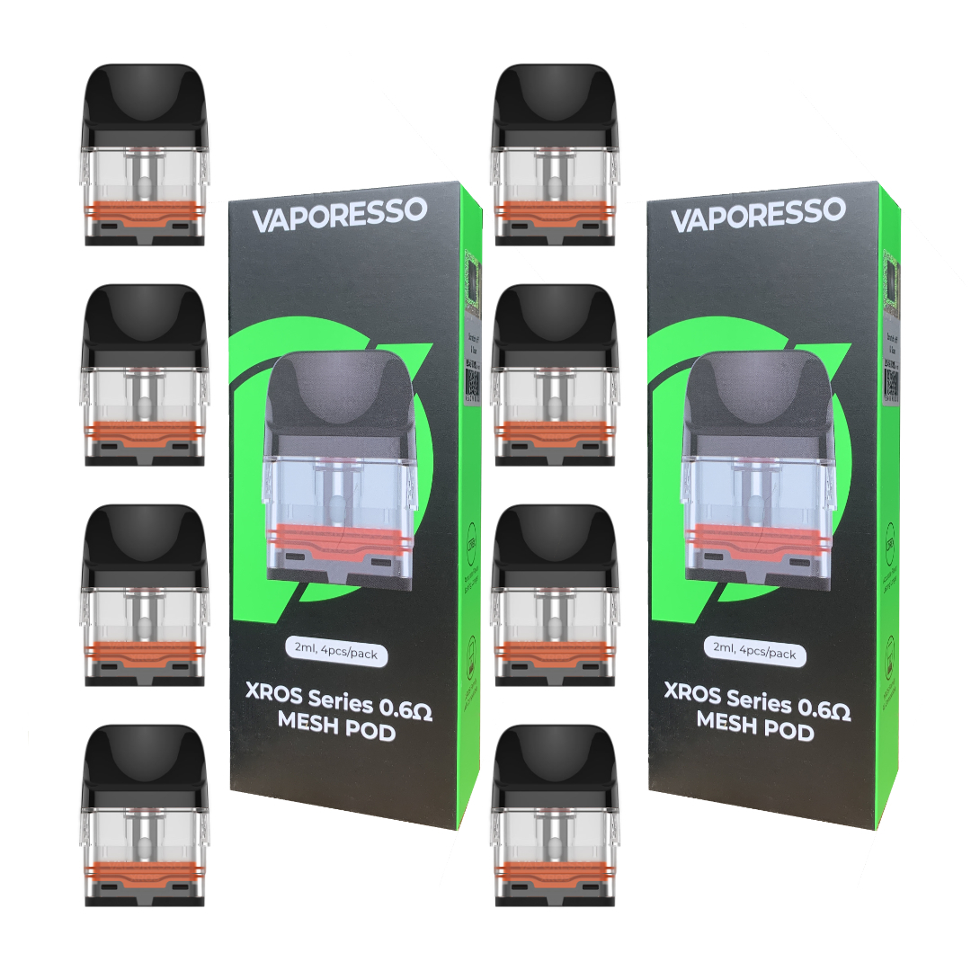 Vaporesso XROS シリーズ 交換用POD カートリッジ 2箱（合計8個）