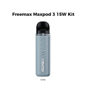 【4点セット】Freemax Maxpod 3 15W Pod Kit（ネコポス発送/リパッケージ）:Grey:-