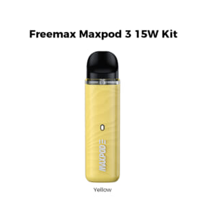 【4点セット】Freemax Maxpod 3 15W Pod Kit（ネコポス発送/リパッケージ）:Yellow:-